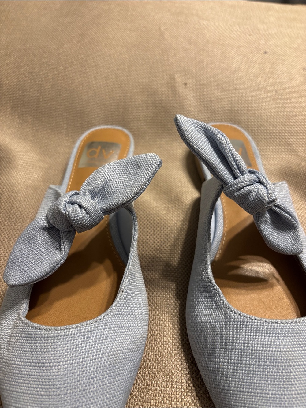 DV Dolce Vita Christian Bow Knot Mule Slide Flats - Picture 3 of 10